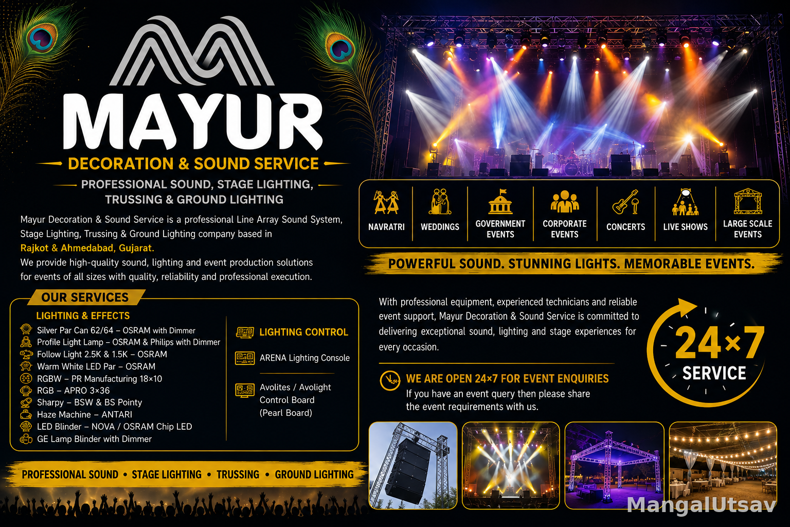 MAYUR DECORATION & SOUND SERVICE